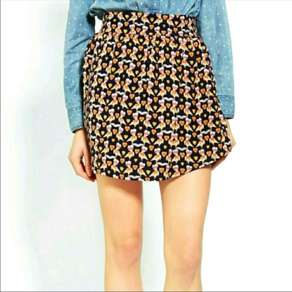 Urban Outfitters Dresses & Skirts - Urban outfitters squirrel print mini skirt